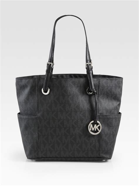 michael kors signature purse|michael kors signature tote gray.